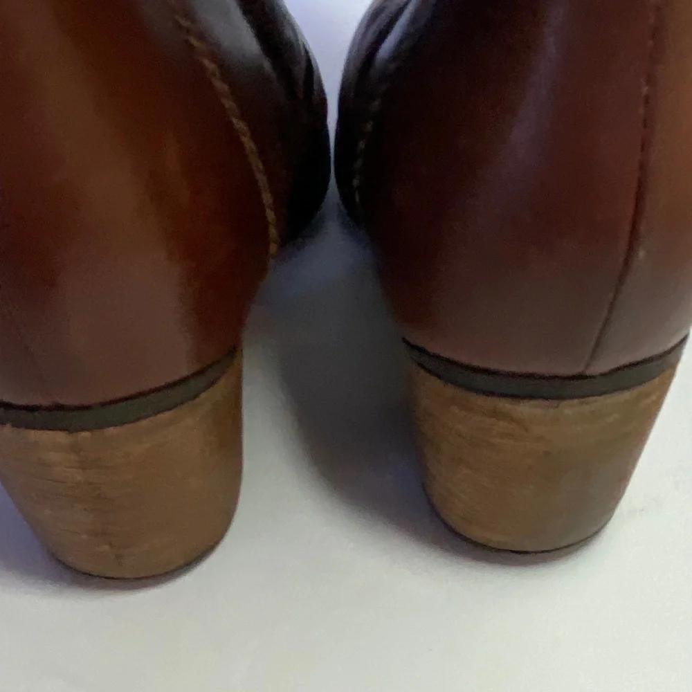 Clarks | Brown Leather Knee-High Boots - Picture 6 of 6